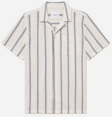 Lukas Check Dobby SS Shirt - Light Ivory