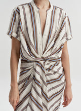 Leonore Top - Panna Multi