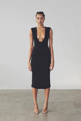 Aliya Dress - Black - BLVD