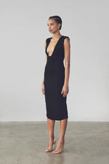 Aliya Dress - Black - BLVD