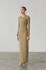 Carmen Maxi Dress - Olive
