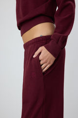 Vinny Pocket Sweatpant - Oxblood