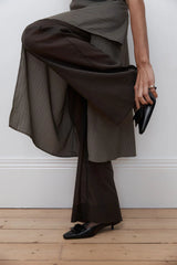 Tailored Transparent Pants - Black Olive