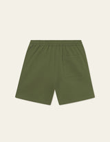 Stan Seersucker Swim Shorts - Chive Green