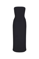 Strapless Midi Dress - Marine - BLVD