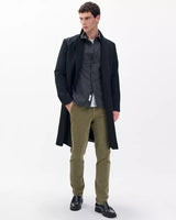 Merino Jersey Tomlin Shirt - Charcoal