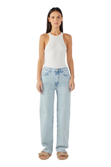 Ms. Keaton High Rise Baggy Jean - Summer Indigo
