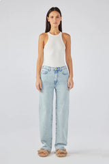 Ms. Keaton High Rise Baggy Jean - Summer Indigo