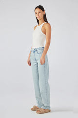 Ms. Keaton High Rise Baggy Jean - Summer Indigo