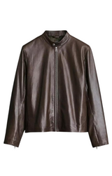 Archive Café Racer Jacket - Brown