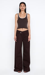 Moneta Tank - Dark Chocolate