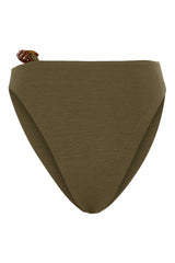 Defier Chain Bottom Bouclê - Olive - BLVD