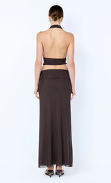 Eva Drap Top - Dark Chocolate - BLVD