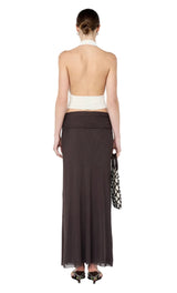 Eva Drap Top - Snow - BLVD