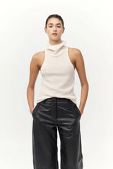 Cashmere Blend Top - Chalk