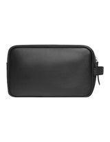 Leather Wash Bag - Black