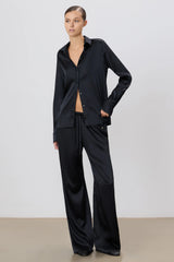 Brody Silk Pant - Black
