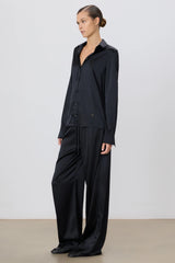 Brody Silk Pant - Black