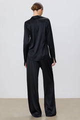 Brody Silk Pant - Black
