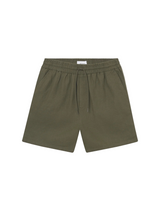 Otto Linen Shorts - Olive Green