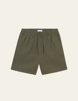 Otto Linen Shorts - Olive Green