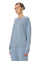 Oversized Crewneck Sweatshirt - Slate - BLVD