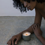 Earthen Candle - Fog Glaze