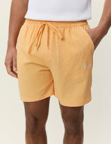 Stan Seersucker Swim Shorts - Apricot - BLVD