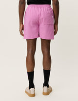 Stan Seersucker Swim Shorts - Crocus Pink - BLVD