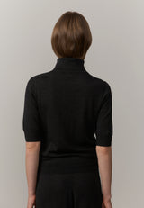 Perry Knit Blouse - Dark Grey - BLVD
