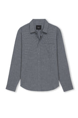 Wyatt - Charcoal Navy Houndstooth