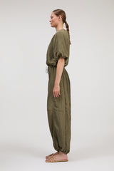Freya Parachute Pant - Sea Turtle