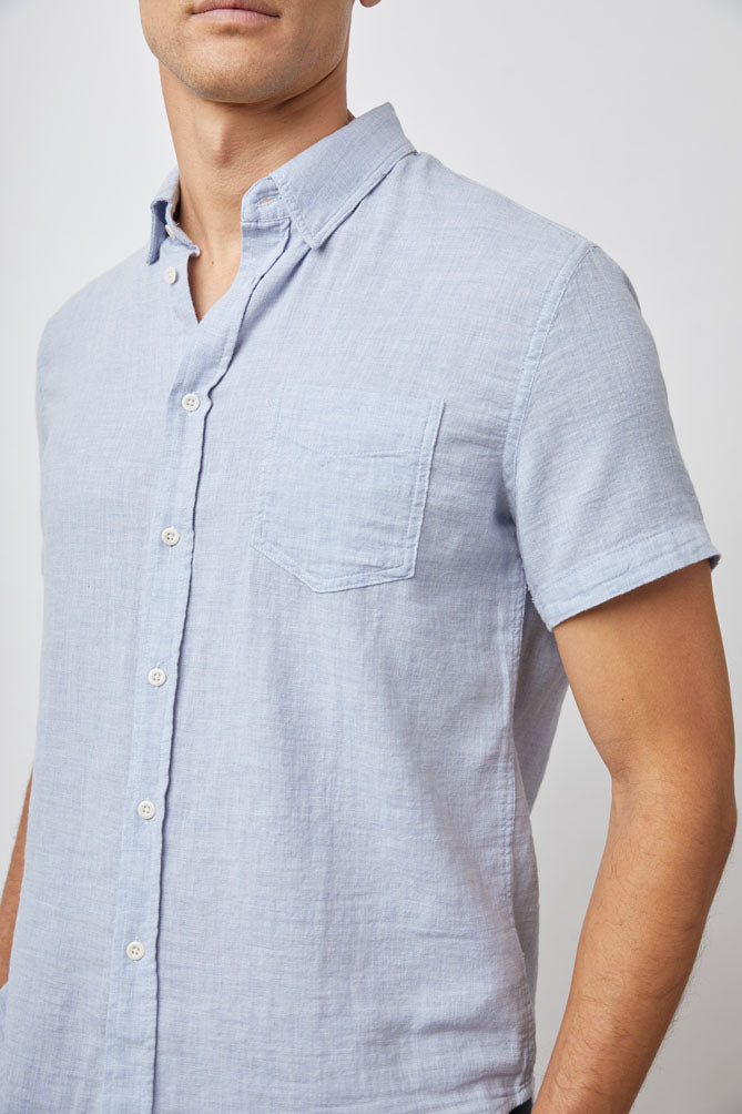 Fairfax Shirt - Blue Melange