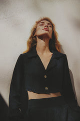 The High Waisted Short Short - Black
