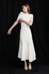 Corbyn Dress - Ivory - BLVD