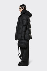 Boxy Puffer Parka - Black - BLVD