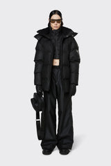 Boxy Puffer Parka - Black - BLVD