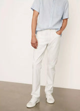 Lightweight Dylan 5-Pocket Pant - Off White - BLVD