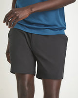 All Purpose Stretch 6" Short - Black - BLVD
