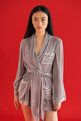 Bon Vivant Robe - Platinum