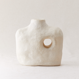 Vivian Vase - Raw Blanc - BLVD