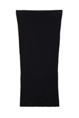 Capri Cut Out Midi Skirt - Jet Black - BLVD