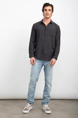Wyatt - Black Chambray - BLVD