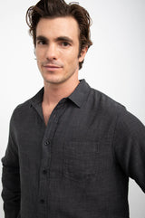 Wyatt - Black Chambray - BLVD