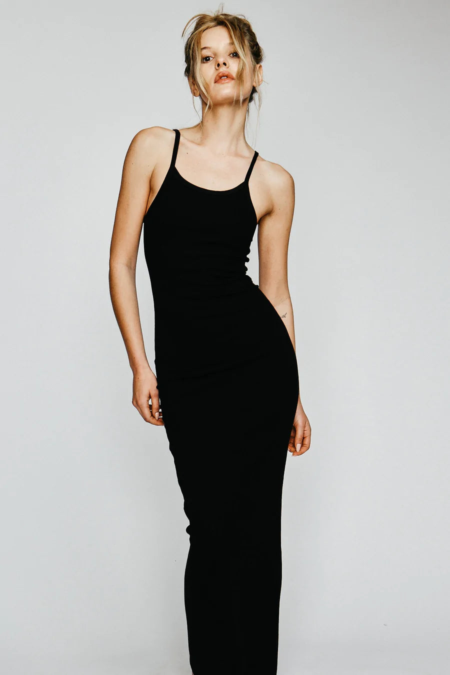 Tank Maxi Dress Black – BLVD