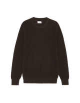Rib Crewneck Knit - Molé Brown