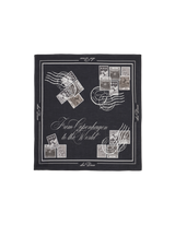 Stamp Neckerchief - Black