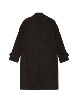 Herringbone Wool Coat - Molé Brown