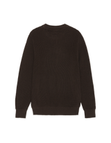 Rib Crewneck Knit - Molé Brown