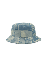 Stamp Denim Bucket Hat - Denim Blue
